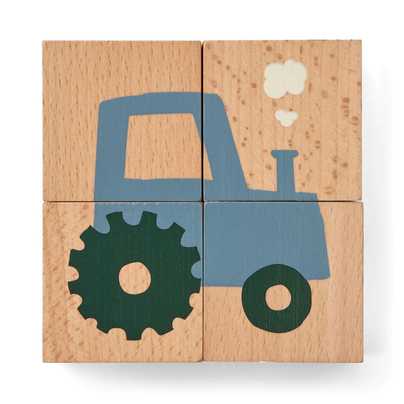 Liewood Aage Puzzle - Vehicle nature