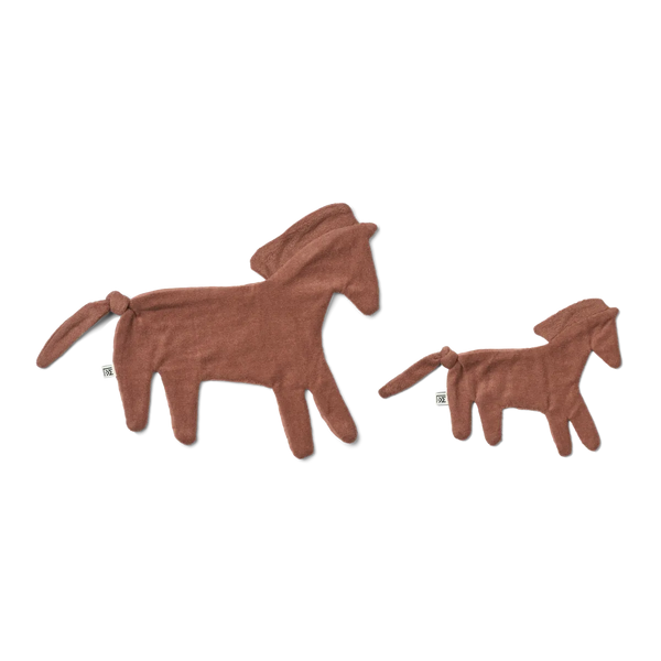 Liewood Janai Cuddle Cloth 2 Pack - Horses Dark Rosetta