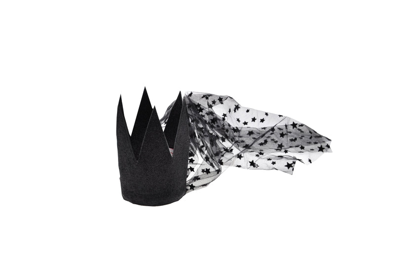 Mouche Crown Black With Tulle