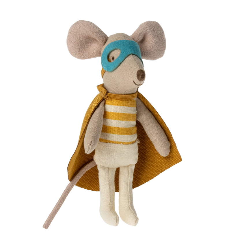 Maileg Superhero Mouse In Matchbox