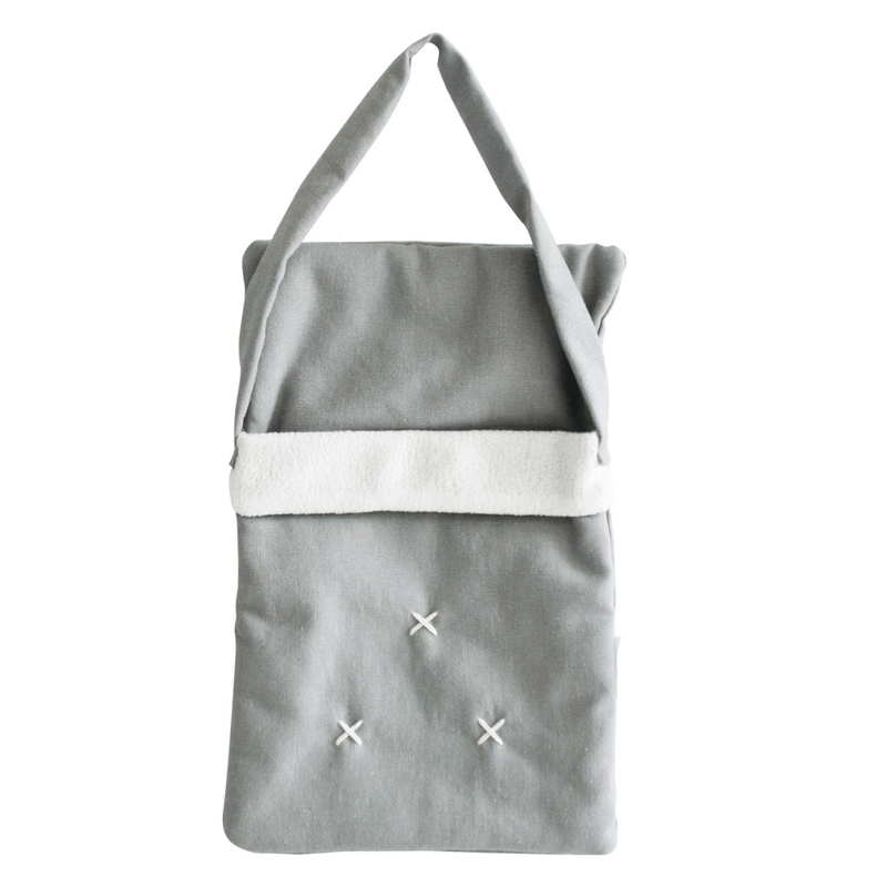 Alimrose Baby Doll Carry Bag - Grey Linen