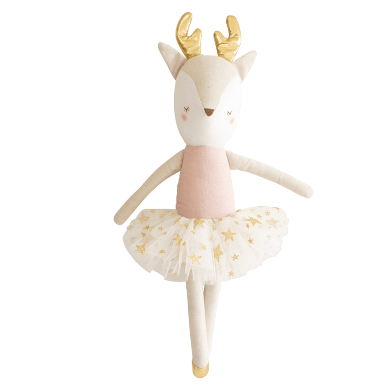 Alimrose Ballerina Reindeer Pale Ivory Star Tutu 43cm