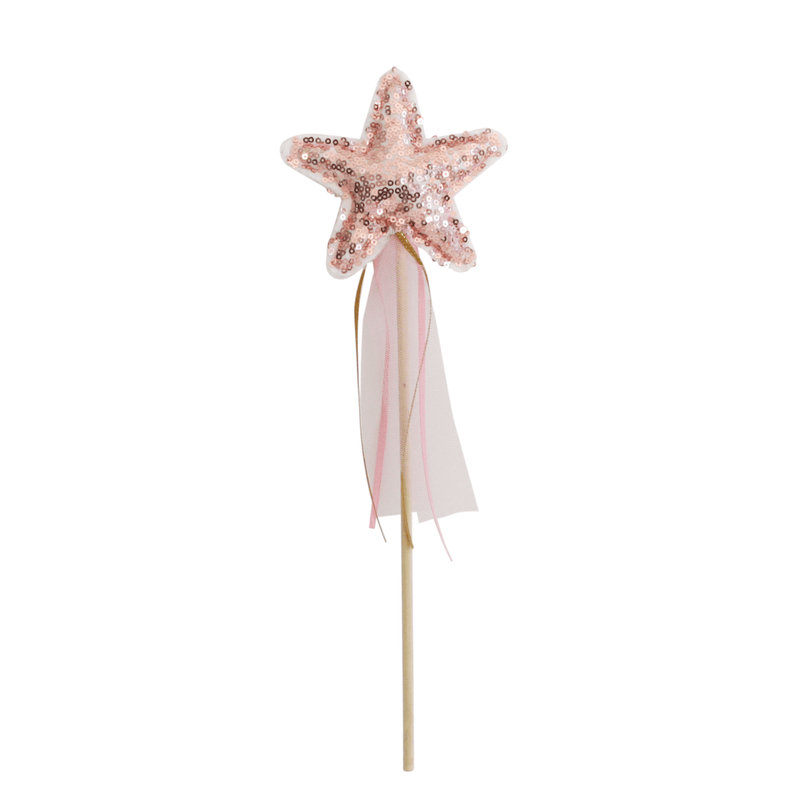 Alimrose Star Wand Rose Gold Sequins