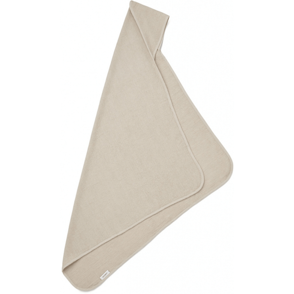 Caro Hooded Towel Sandy is made of 100 percent woven organic cotton