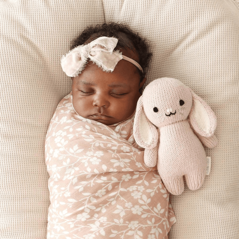 Cuddle Kind Baby Bunny Rose durable and soft stitch