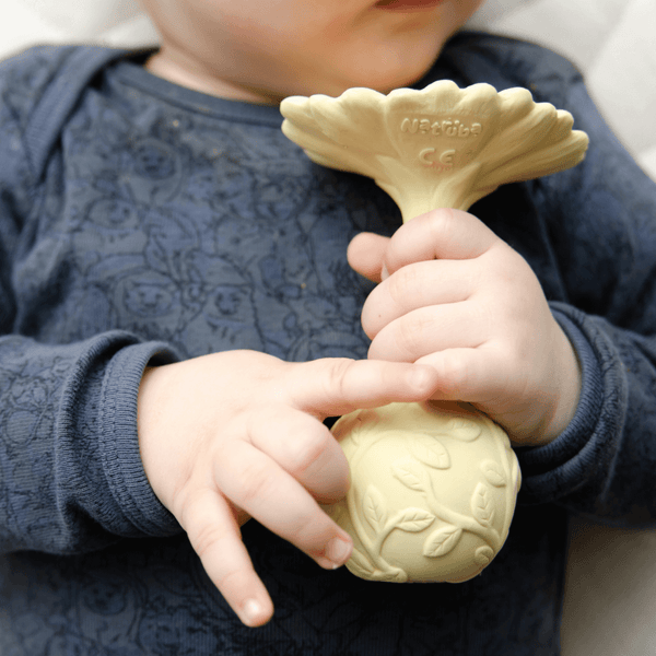 Daisy Rattle is 100 percent natural rubber