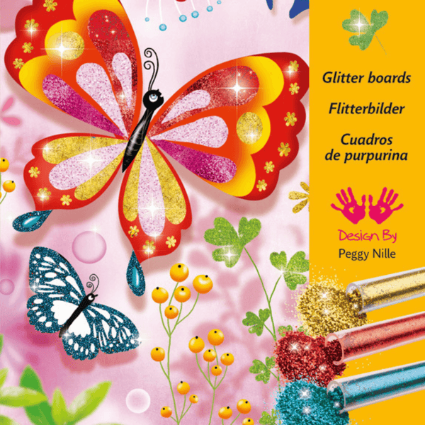 Djeco butterflies glitter boards