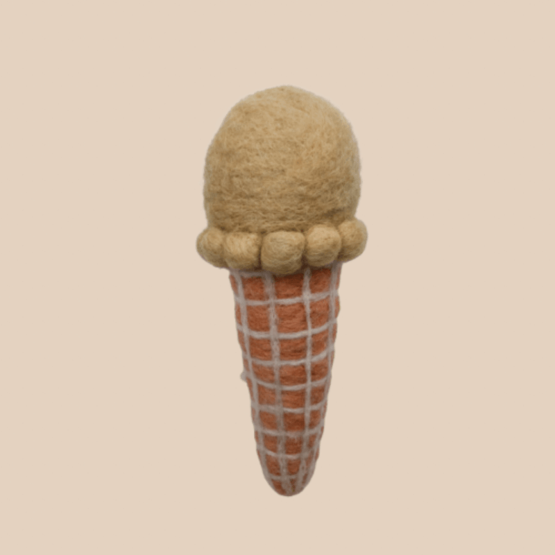 Felt Ice Cream mocha