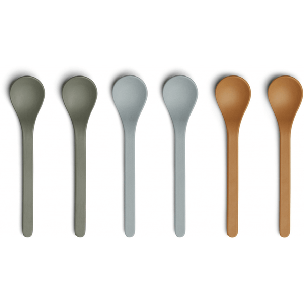 Liewood Erin Spoon 6 Pack - Blue Multi Mix