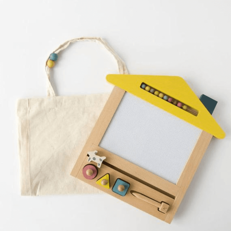 Magical drawing board includes cotton eco bag