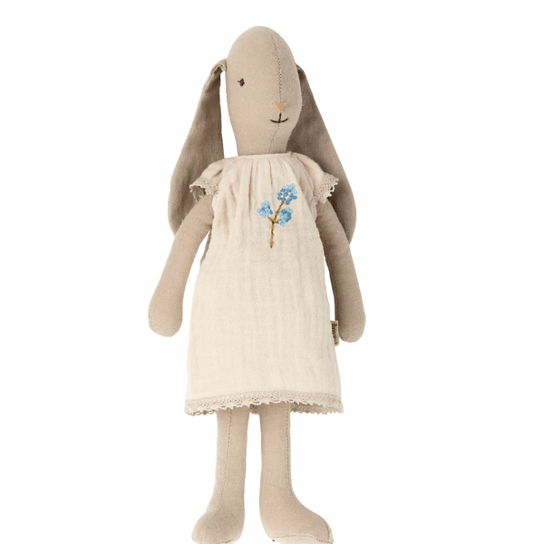 Maileg Bunny Size 2 Flower Embroidered Dress - Coming Soon