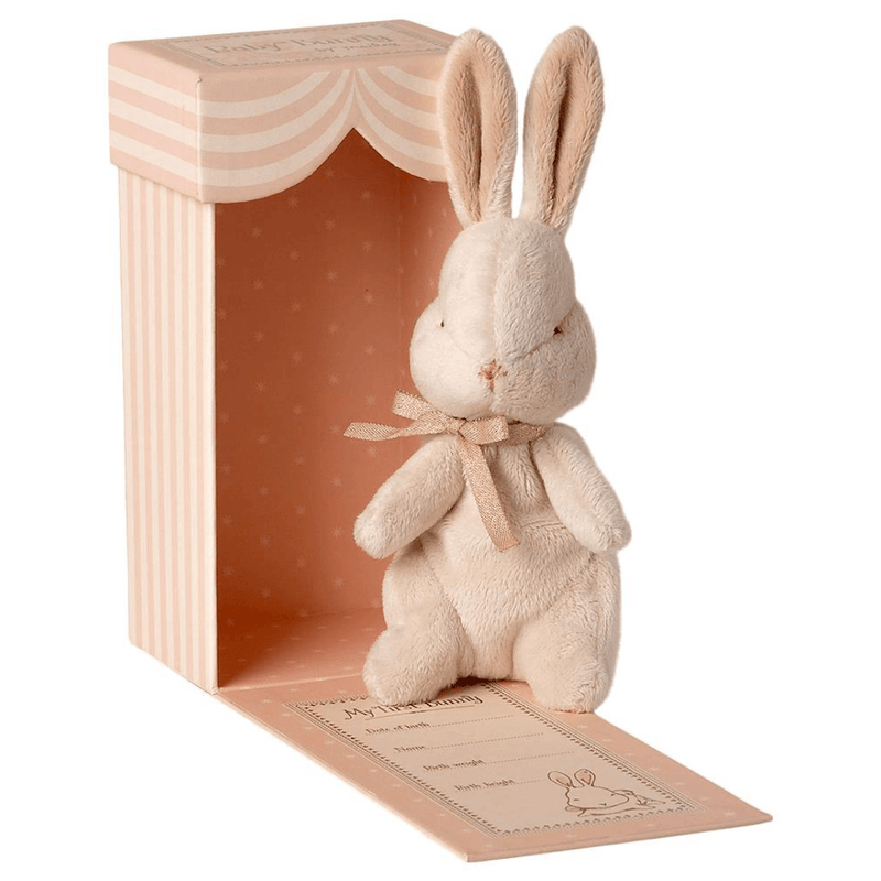 Maileg My First Bunny In Box - Rose 19 cm