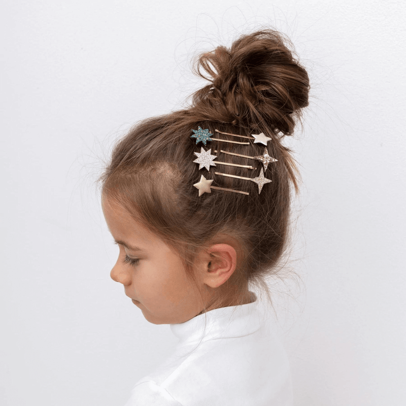 Mimi and Lula Twinkle Star Grips includes 6 grips in a pack