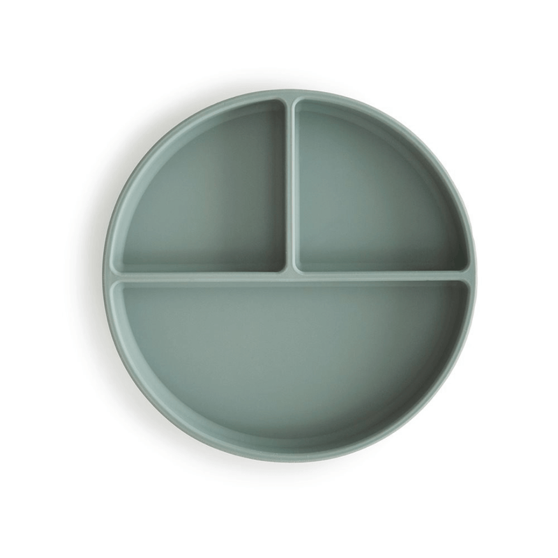 Mushie Silicone Plate Cambridge Blue