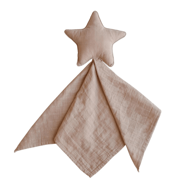 Mushie lovey blanket star - natural