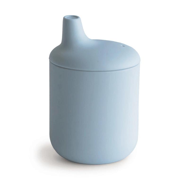 Mushie Silicone Sippy Cup - Powder Blue