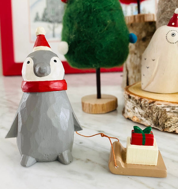 T-Lab Christmas Penguin With Presents