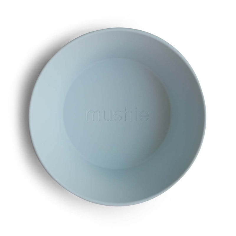 Mushie Dinner Bowl Round (Set of 2) Powder Blue