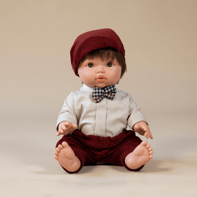 Rafael mini colettos doll is crafted out of eco-friendly and non toxic vinyl